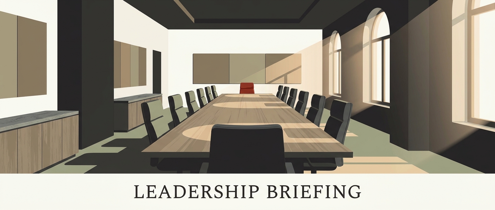 PARA LIDERAZGO briefing — visual